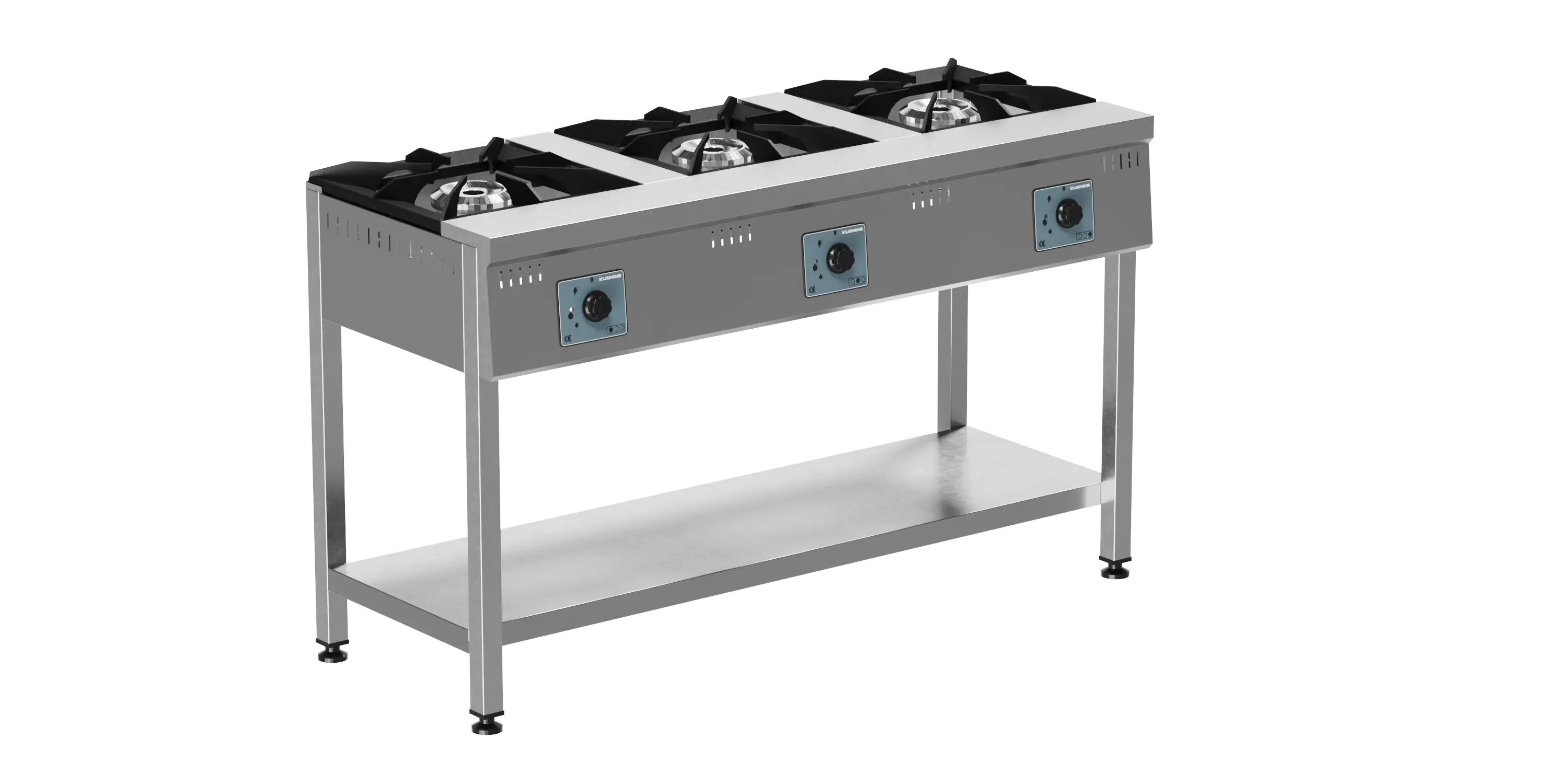 Taban Raflı Ocak 3 Brulörlü Gazlı LPG (Gas Cooker 3 Burners LPG)