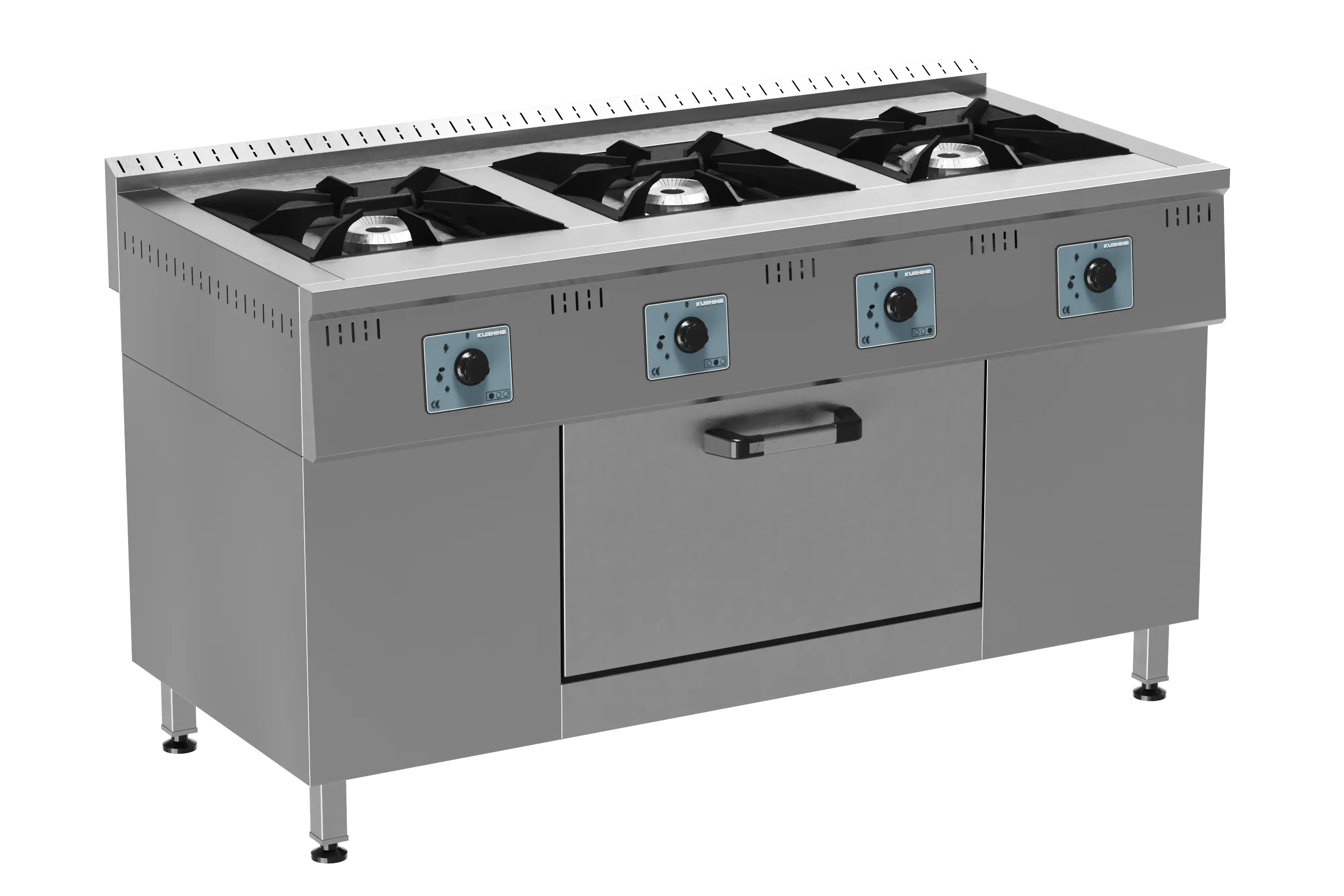 Kuzine 3 Brulörlü Gazlı LPG (Gas Cooker 3 Burners With Oven LPG)