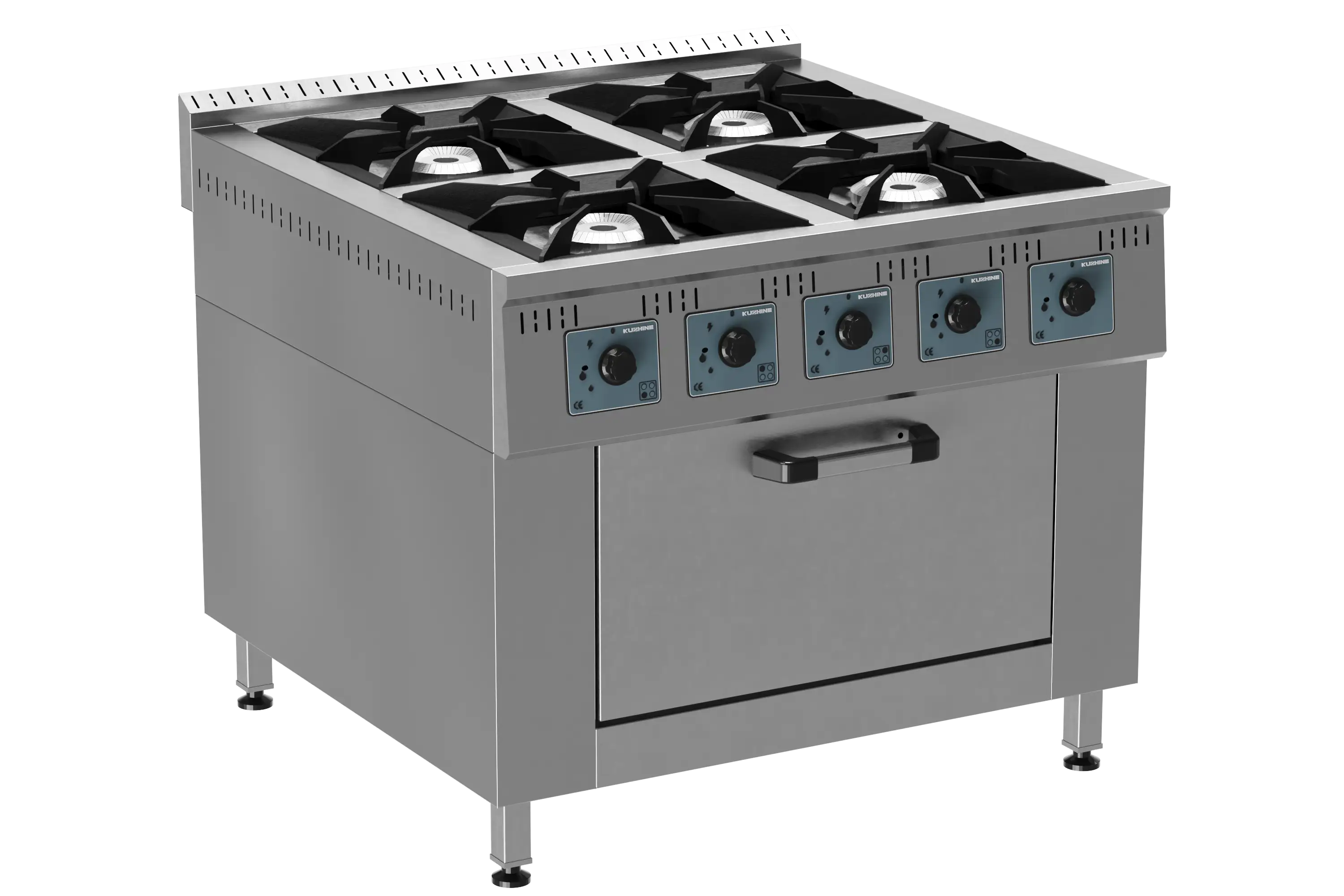 Kuzine 4 Brulörlü Gazlı LPG (Gas Cooker 4 Burners With Oven LPG)