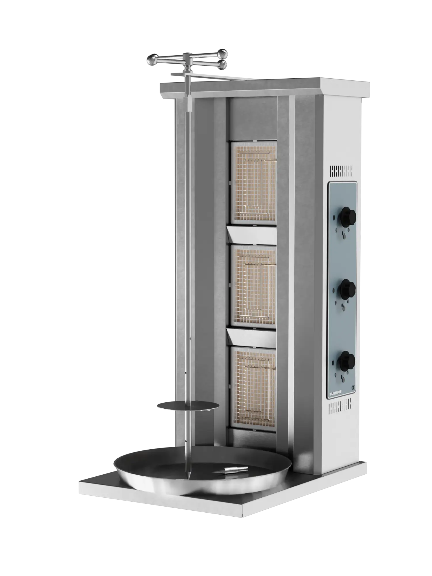 Döner Ocağı Motorsuz Gazlı LPG 3 Radyan (Gas Shawarma Machine Without Motor LPG) 3 Radyan